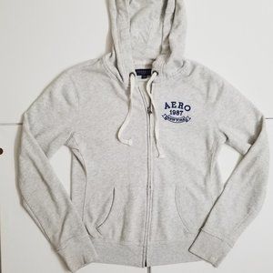 White Aeropostale Hoodie - Medium